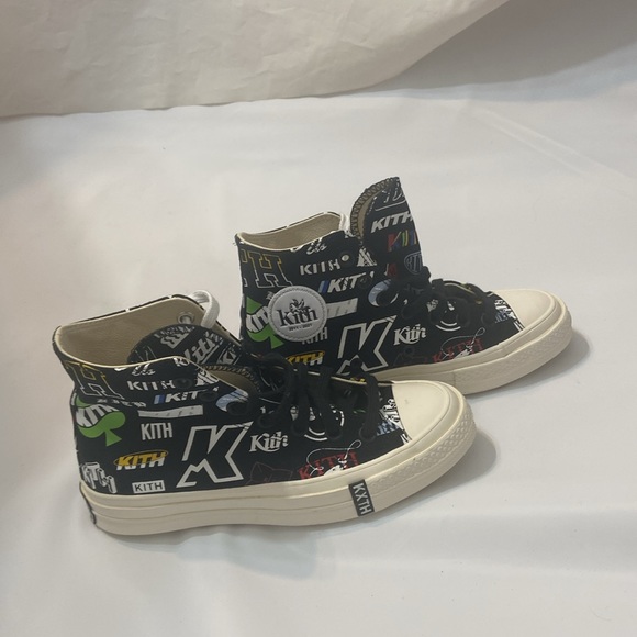 Converse Chuck Taylor All Star 70 Hi Kith 10 Year Anniversary Black Size Women 6 - Picture 4 of 9